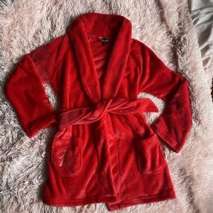Victoria’s Secret Monogram ‘V’ Knee Length Red Robe XS/Small
